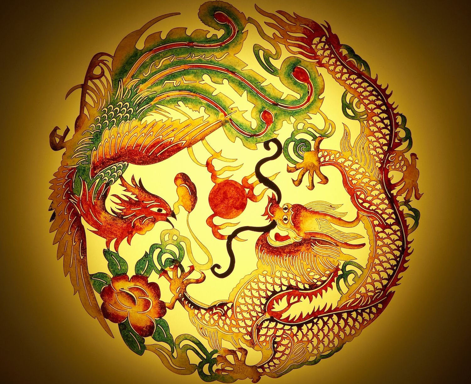 The dragon for good luck - Feng Shui Paintings
